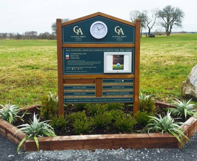 Signage For Golf Courses In Ireland – Glenlo Abbey Golf Club