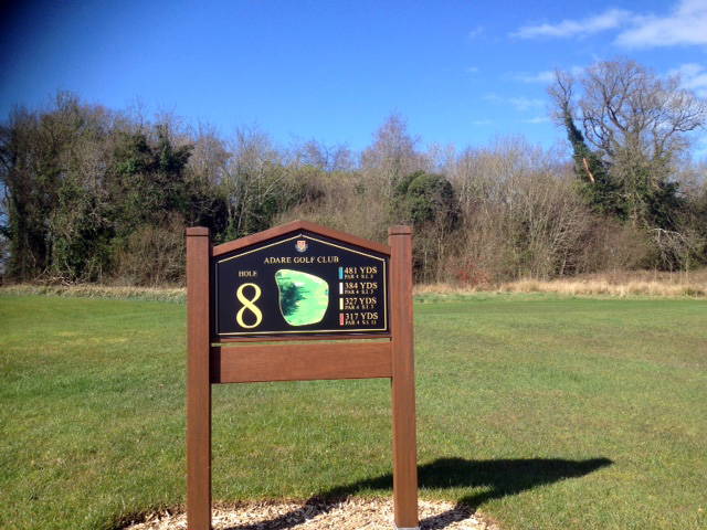 Golf Signs Ireland – New Golf Signage For The Adare Manor